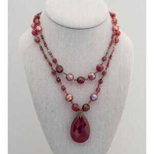 16.5", Multi-Strand Statement Boho Necklace, Hippie Necklace by Avon - CV1